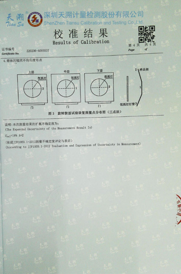 疝燈耐氣候老化試驗(yàn)箱